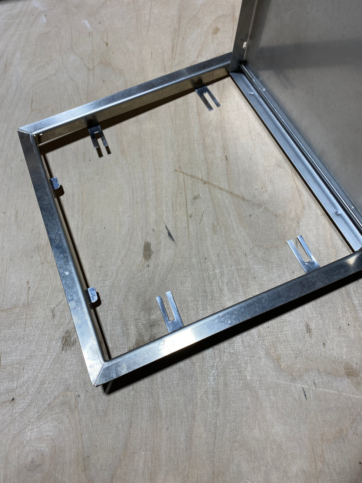 Softline Revisionstür 2. Wahl - edelstahl - 250 x 250 mm