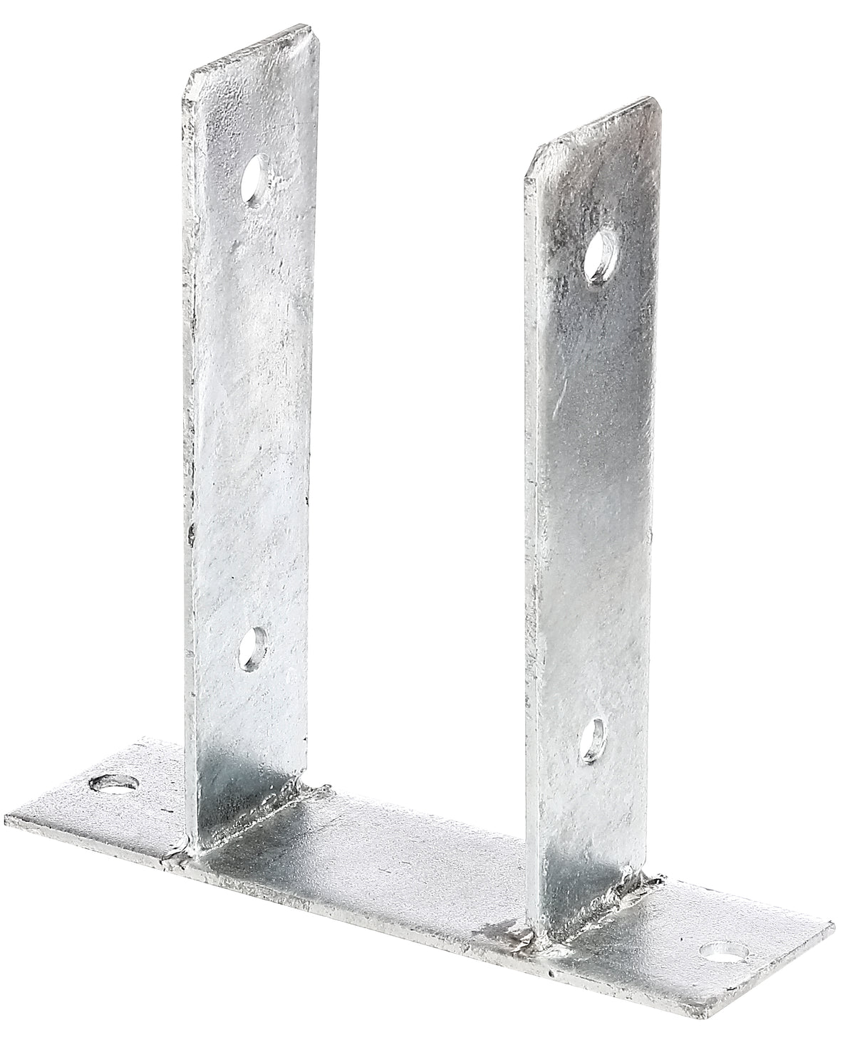 U-Pfostenträger Typ345 feuerverzinkt zum Aufschrauben 91x200mm