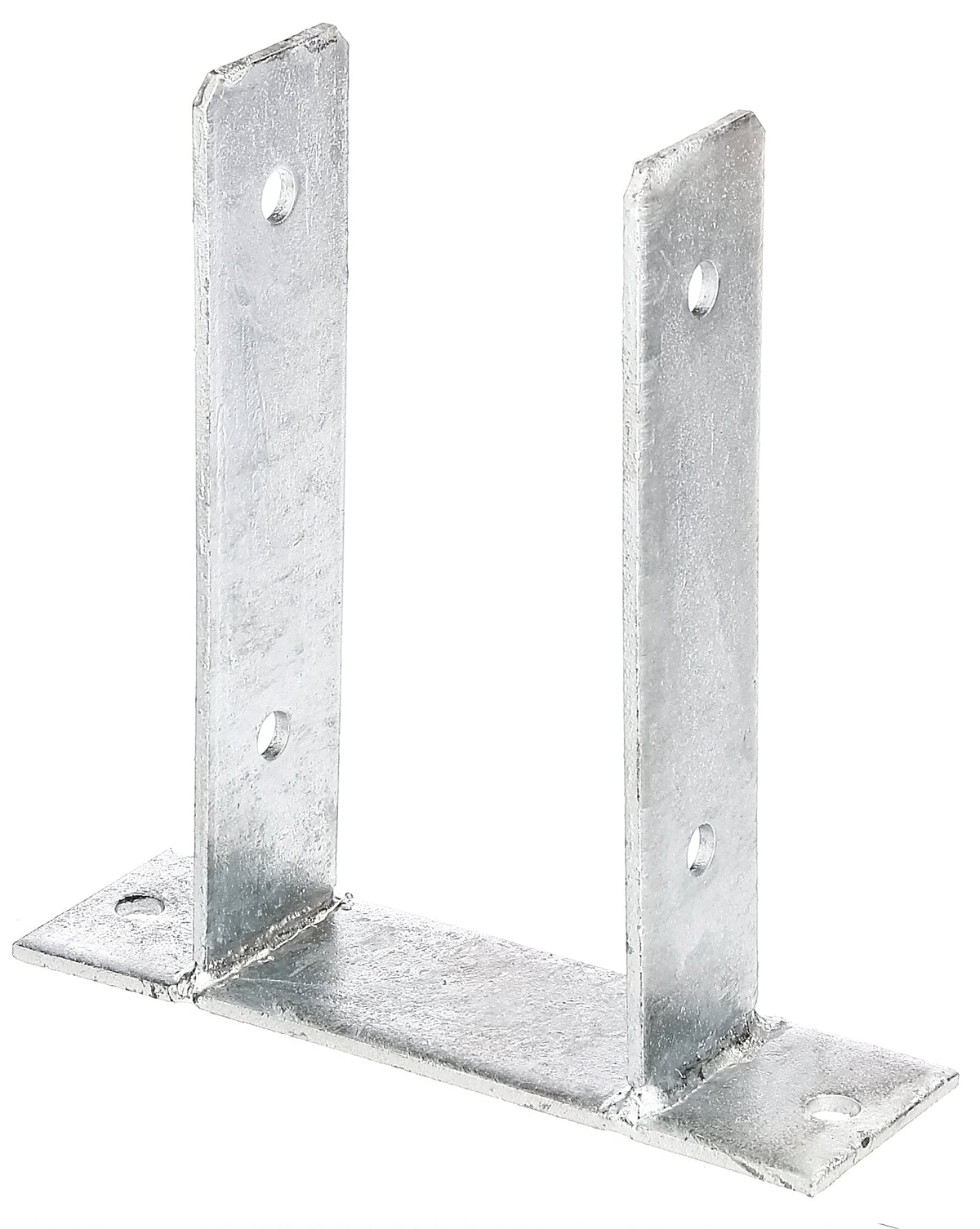 U-Pfostenträger Typ345 feuerverzinkt zum Aufschrauben 101x200mm