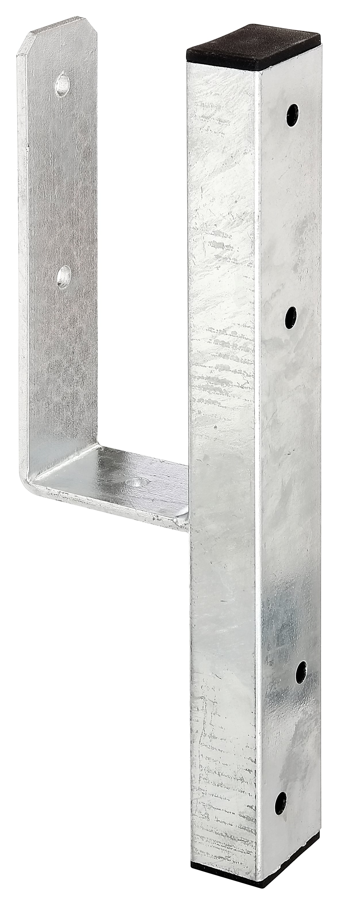 U-Pfostenträger/L-Steine feuerverzinkt zum Aufschrauben 91x230mm