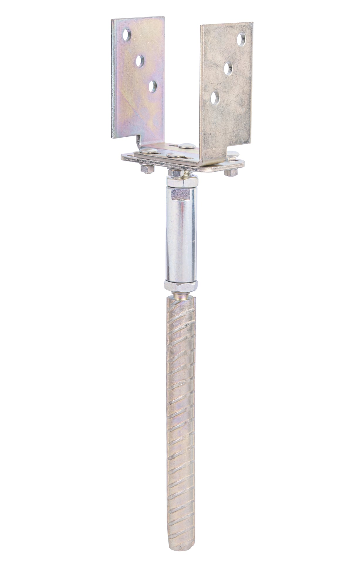 U-Pfostenträger verstellbar Typ581 zum Einbetonieren 71-161 mm