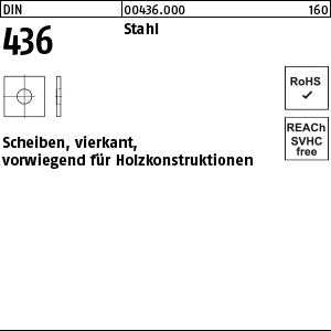 DIN 436 Stahl - Scheiben