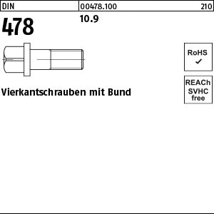 DIN 478 10.9 - Vierkantschrauben