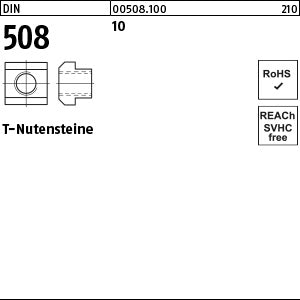 DIN 508 10 - T-Nutensteine