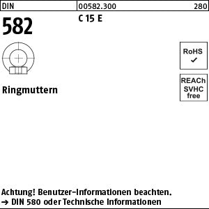 DIN 582 C15E - Ringmuttern