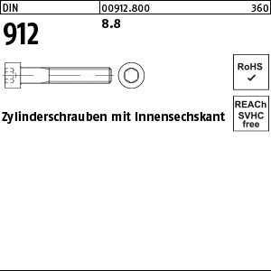 DIN 912 8.8 - Zylinderschrauben