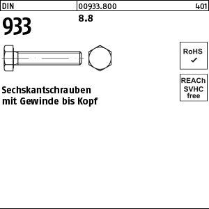 DIN 933 8.8 - Sechskantschrauben