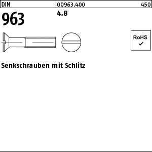 DIN 963 4.8 - Senkschrauben