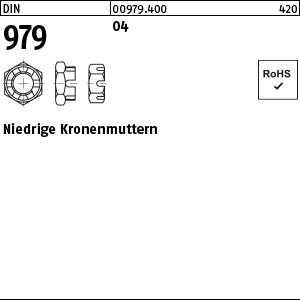 DIN 979 04 - Kronenmuttern