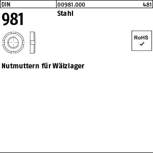 DIN 981 14 H KM 0 - Nutmuttern