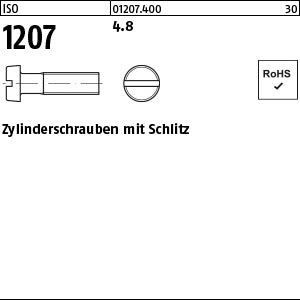 ISO 1207 4.8 - Zylinderschrauben