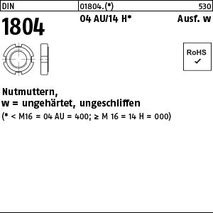 DIN 1804 14 H - Nutmuttern