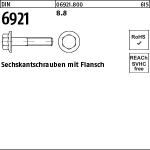 DIN 6921 8.8 - Sechskant.schrauben mit Flansch