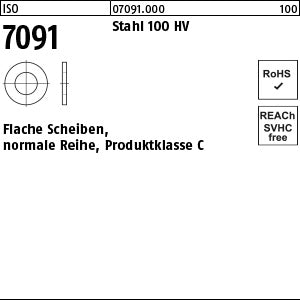 ISO 7091 Stahl - Scheiben