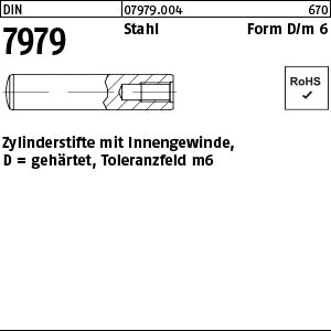 DIN 7979 Stahl D - Zylinderstifte