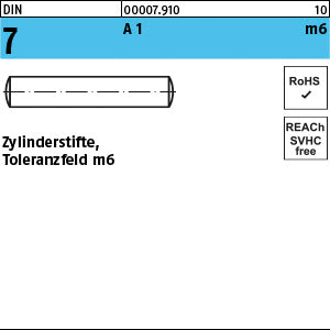 DIN 7 A 1 rostfrei - Zylinderstifte