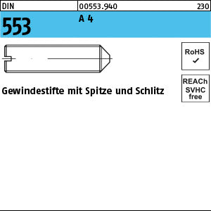 DIN 553 A4 - Gewindestifte