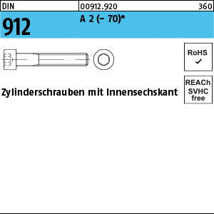 DIN 912 A2 - Zylinderschrauben
