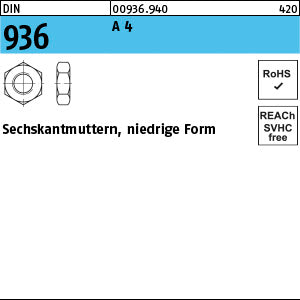 DIN 936 A4 - Sechskantmuttern