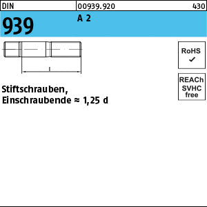 DIN 939 A2 - Stiftschrauben