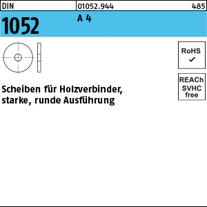 DIN 1052 Scheiben für Holzverb. A4 x 6 - Scheiben