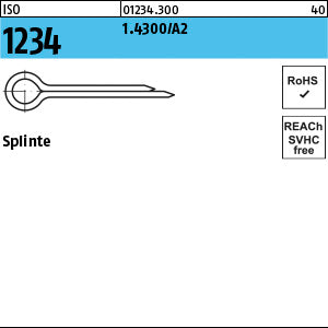 ISO 1234 A2 rostfrei - Splinte