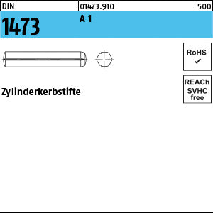 DIN 1473 1.4305 rostfrei - Zylinderkerbstifte