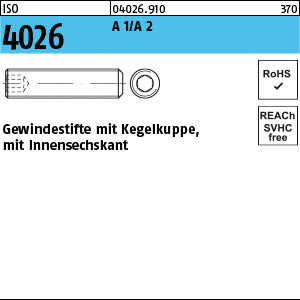 ISO 4026 A2 rostfrei - Gewindestifte