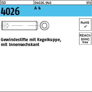 ISO 4026 A4 - Gewindestifte