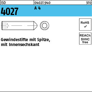 ISO 4027 A4 - Gewindestifte