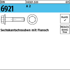 DIN 6921 A2 - Sechskant.schrauben mit Flansch