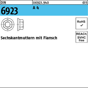 DIN 6923 A4 - Sechskantmuttern