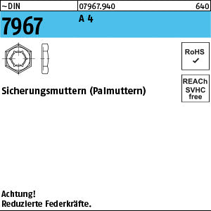 DIN 7967 A4 - Sicherungsmuttern