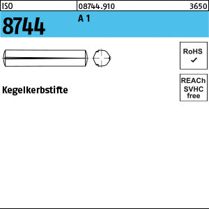 ISO 8744 1.4305 rostfrei - Kegelkerbstifte