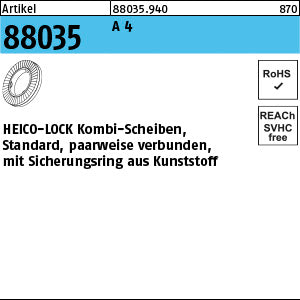 HEICO-LOCK Kombischeiben A4 HKS- 8S A - HEICO-LOCK Kombisch.