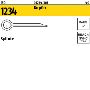 ISO 1234 Kupfer Cu - Splinte