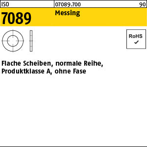 ISO 7089 Messing 2 ( x 0, 3) - Scheiben