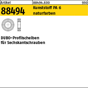 DUBO-Profil-Scheiben 198 für Sk.-Schrauben