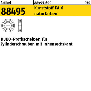 DUBO-Profil-Scheiben 299 für Zylinderschrauben