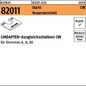 LINDAPTER Stahl CW feuerverzinkt