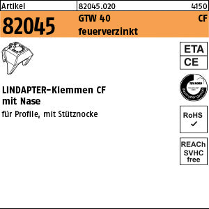 LINDAPTER CF Sphäro-Guß feuerverzinkt