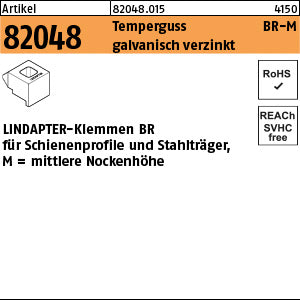LINDAPTER GT BR 12 mittel galvanisch verzinkt