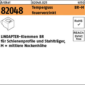LINDAPTER GT BR 12 mittel feuerverzinkt