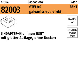 LINDAPTER GT BSNT galvanisch verzinkt
