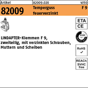 LINDAPTER GT F 9 feuerverzinkt, komplett