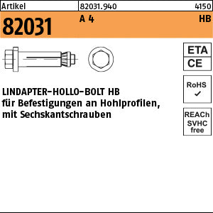 LINDAPTER-Hollo-Bolt A4 HBST 08-Größe