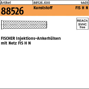 FISCHER-Injektions Ankerhülsen FIS H N mit Netz