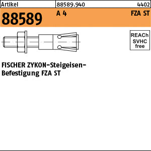 FISCHER-Zykon Anker FZA A4 für Steigeisen 14/40ST