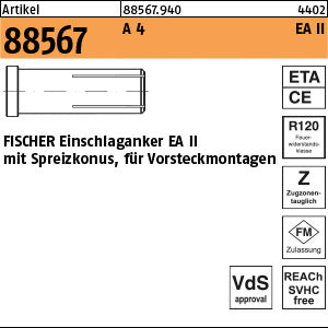 FISCHER-Einschlaganker A4 EA II