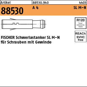 FISCHER-Schwerlastdübel A4 SL N